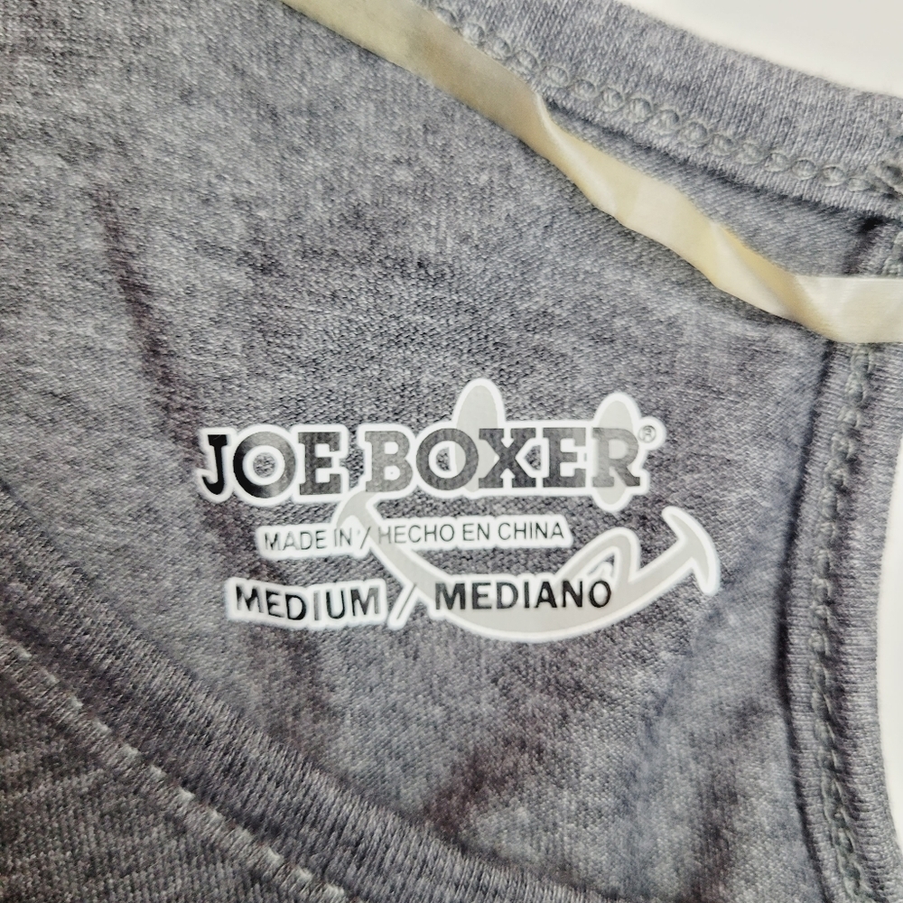 Joe Boxer Lounge Jumpsuit Women's Medium Gray Jogger Style Short Sleeve Casual - Picture 6 of 12